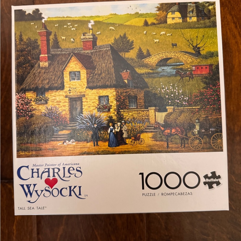Buffalo David Bitton Charles Wysocki Puzzle - 1000 Pieces - Rustic Charm